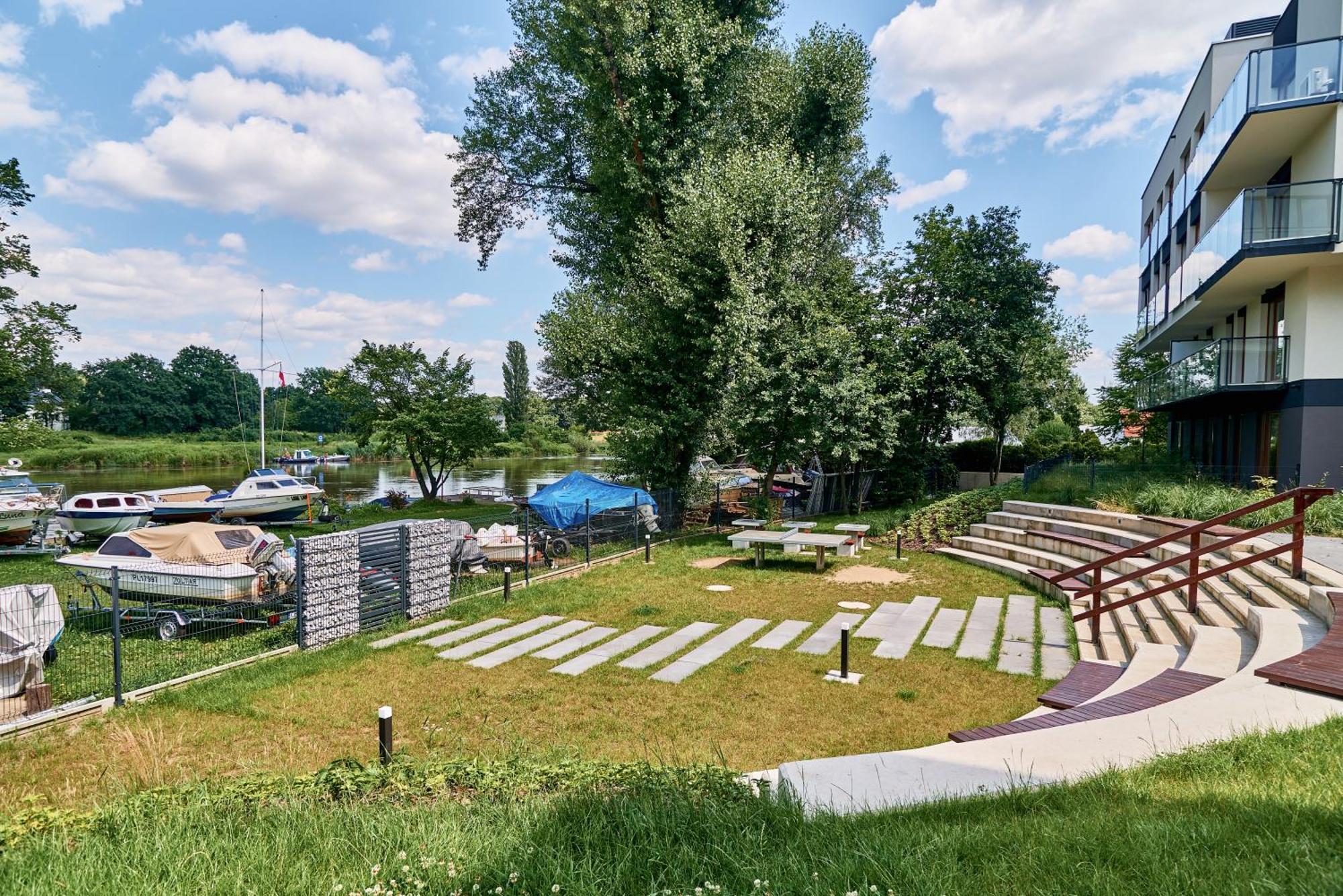 Riverside Apartments Na Grobli By Noclegi Renters Вроцлав Экстерьер фото