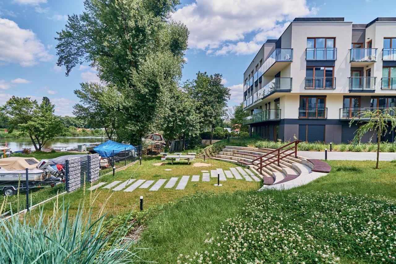 Riverside Apartments Na Grobli By Noclegi Renters Вроцлав Экстерьер фото